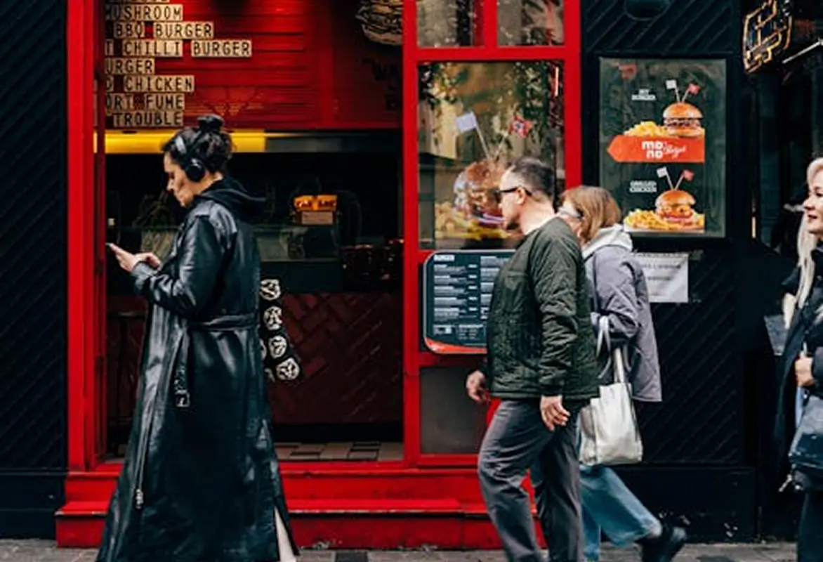 منوی دیجیتال فست فود